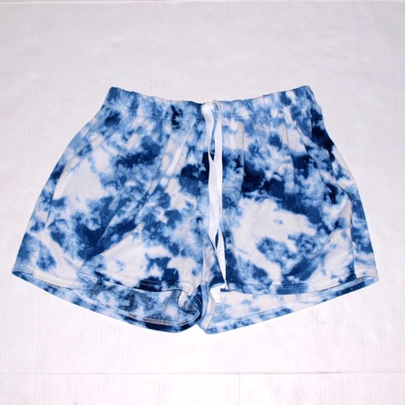 K.I.K.I.T Pants - K.I.K.I.T  Women's Blue & White Shorts Size XL